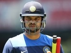 Suresh Raina in India colours. (Getty Images) Suresh Raina in India colours. (Getty Images)