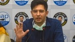 Raghav Chadha, who is also a Delhi MLA, said, “Cryogenic tankers are now national assets.." (Photo by Amal KS/ Hindustan Times)(Amal KS/HT PHOTO) Raghav Chadha, who is also a Delhi MLA, said, “Cryogenic tankers are now national assets.." (Photo by Amal KS/ Hindustan Times)(Amal KS/HT PHOTO)