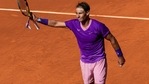 Spain's Rafael Nadal waves to supporters after winning Spain's Carlos Alcaraz at Madrid Open(AP) Spain's Rafael Nadal waves to supporters after winning Spain's Carlos Alcaraz at Madrid Open(AP)