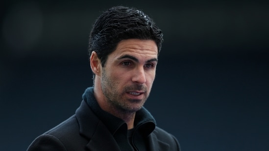 Arsenal manager Mikel Arteta: File photo (Pool via REUTERS)