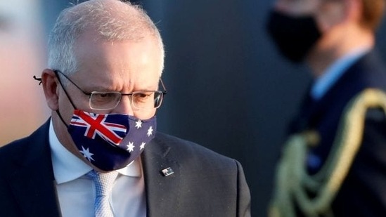 Prime Minister Scott Morrison said Wednesday that the pause of flights that began last week will continue until May 15. (Reuters)