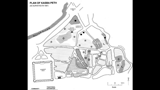 Community settlement plan for medieval Kasba Pune (HT PHOTO)