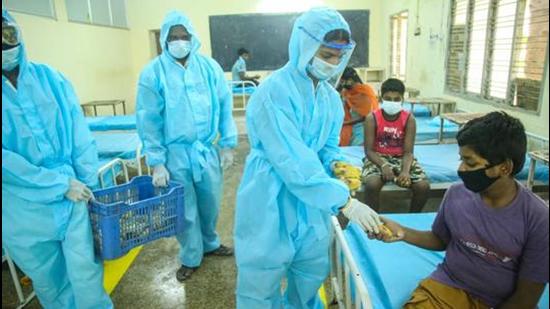 In terms of total cases of the viral infection, Kerala is at the third spot after Maharashtra and Karnataka. (PTI PHOTO.) In terms of total cases of the viral infection, Kerala is at the third spot after Maharashtra and Karnataka. (PTI PHOTO.)