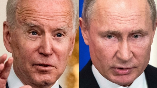 "That is my hope and expectation. We're working on it," Biden said on his proposed summit with Russian President Vladimir Putin in June. (AFP)