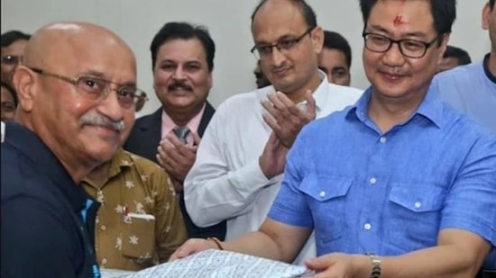 Former Indian hockey coach MK Kaushik (Twitter)