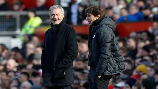 Jose Mourinho (left) and Antonio Conte(Twitter) Jose Mourinho (left) and Antonio Conte(Twitter)