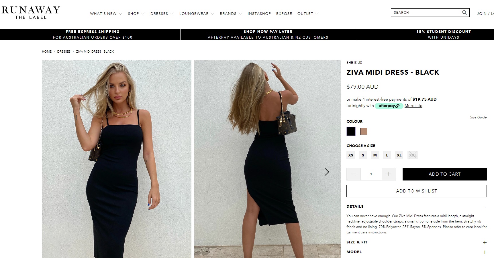 Alaya F's dress is worth  ₹4.5k (runawaythelabel.com)