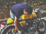 Actor Harshvardhan Rane put his bike on sale to help those in need amid the Covid-19 pandemic. Actor Harshvardhan Rane put his bike on sale to help those in need amid the Covid-19 pandemic.