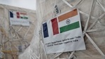 The global community has been routinely sending Covid-19 aid to help India combat a catastrophic coronavirus surge that has led to desperate pleas for oxygen and left people to die outside overwhelmed hospitals. (AP / Lewis Joly) The global community has been routinely sending Covid-19 aid to help India combat a catastrophic coronavirus surge that has led to desperate pleas for oxygen and left people to die outside overwhelmed hospitals. (AP / Lewis Joly)