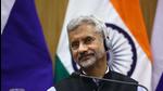 Minister of external affairs S Jaishankar. (File photo) Minister of external affairs S Jaishankar. (File photo)