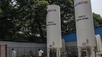 The “Mumbai model” has won praise from both the Supreme Court and the Bombay High Court. In picture - Medical oxygen tanks at the Goregaon NESCO jumbo Covid centre.(Bloomberg) The “Mumbai model” has won praise from both the Supreme Court and the Bombay High Court. In picture - Medical oxygen tanks at the Goregaon NESCO jumbo Covid centre.(Bloomberg)