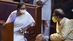 TMC supremo and West Bengal Chief Minister Mamata Banerjee with party leader Biman Bandopadhyay during the swearing-in ceremony of the newly elected MLAs in the State Legislative Assembly, Kolkata. (PTI Photo) TMC supremo and West Bengal Chief Minister Mamata Banerjee with party leader Biman Bandopadhyay during the swearing-in ceremony of the newly elected MLAs in the State Legislative Assembly, Kolkata. (PTI Photo)
