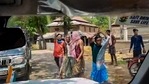 Union Minister and BJP leader V Muraleedharan's convoy being allegedly attacked by miscreants. (PTI Photo) Union Minister and BJP leader V Muraleedharan's convoy being allegedly attacked by miscreants. (PTI Photo)