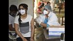 A girl being administered a Covid-19 vaccine in Gurugram on Thursday. (Vipin Kumar/HT) A girl being administered a Covid-19 vaccine in Gurugram on Thursday. (Vipin Kumar/HT)