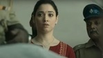 Tamannaah Bhatia in a still from the trailer of November Story. Tamannaah Bhatia in a still from the trailer of November Story.