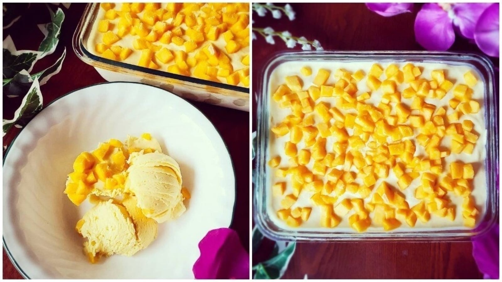 Make delicious mango ice cream at home with only four ingredients: Recipe