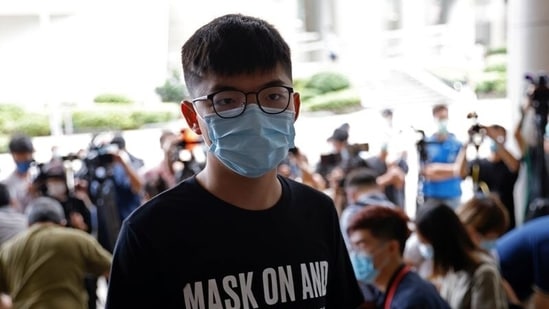 Pro-democracy activist Joshua Wong at the Eastern Magistrates' Courts in Hong Kong. (Tyrone Siu / REUTERS)