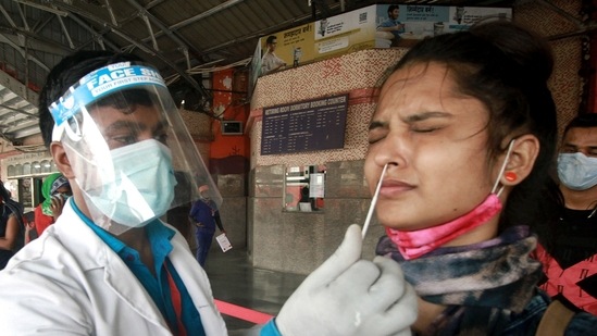 Nearly 78,800 Covid-19 tests were conducted on Thursday.(ANI file photo)