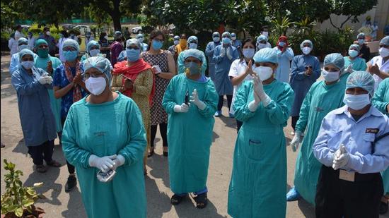 There are more than 200 sanctioned posts across all categories lying vacant at various government hospitals in Chandigarh. (HT File Photo)