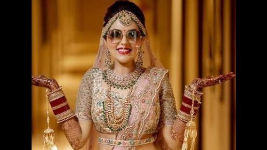 On April 26, Sugandha married her long-time boyfriend Dr Sanket Bhosale in a private ceremony in Jalandhar. (Via Instagram)