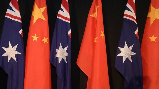 The suspension follows Australia’s decision last month, citing “national interest,” to cancel two deals signed by the state of Victoria with China’s multibillion-dollar “Belt and Road” construction initiative. Beijing warned then it might respond. (AFP) The suspension follows Australia’s decision last month, citing “national interest,” to cancel two deals signed by the state of Victoria with China’s multibillion-dollar “Belt and Road” construction initiative. Beijing warned then it might respond. (AFP)