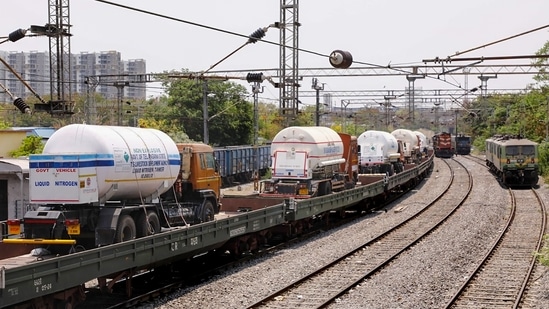 22 more tankers are on the run with more than 400 tonnes of oxygen to various destinations(PTI)