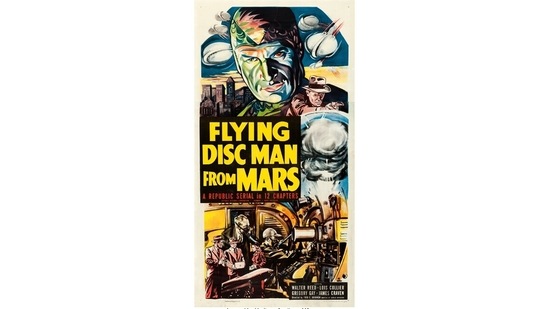 Flying Disc Man from Mars (1950): A post-WWII serial that was eventually recut into a single film, this one wasn’t particularly well received.