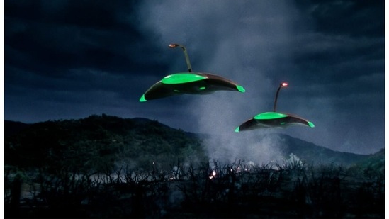 Welles staged it like a radio play, with attacks broadcasted like news bulletins. Hysteria broke out across America as listeners assumed that Martians (and their spindly-legged spaceships), had actually landed. With the 1953 film, Mars suddenly seemed closer – check out those sinister spaceships! The genre sparked tales of conquest, horror, survival, romance and a better understanding of our own blue-green home.