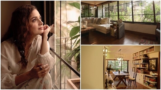 Actor Dia Mirza's home in Mumbai is surrounded by birds and greenery.