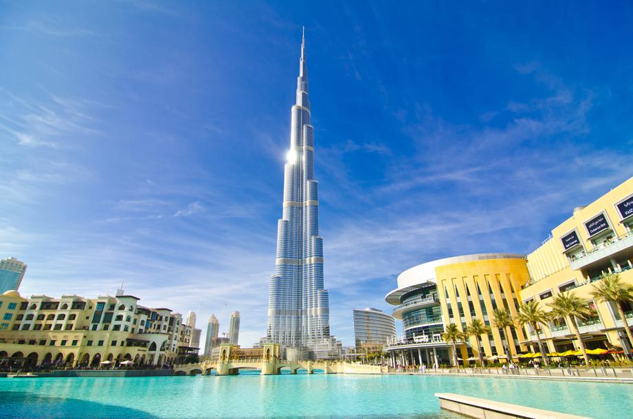 Considered as the world’s tallest man-made structure, Burj Khalifa stands tall at 2,717 feet and has the highest restaurant and the highest nightclub (Pic: Shutterstock) Considered as the world’s tallest man-made structure, Burj Khalifa stands tall at 2,717 feet and has the highest restaurant and the highest nightclub (Pic: Shutterstock)