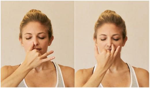 Anulom Vilom Pranayam or Alternate Nostril Breathing Technique of Yoga(Twitter/shailendrverma) Anulom Vilom Pranayam or Alternate Nostril Breathing Technique of Yoga(Twitter/shailendrverma)