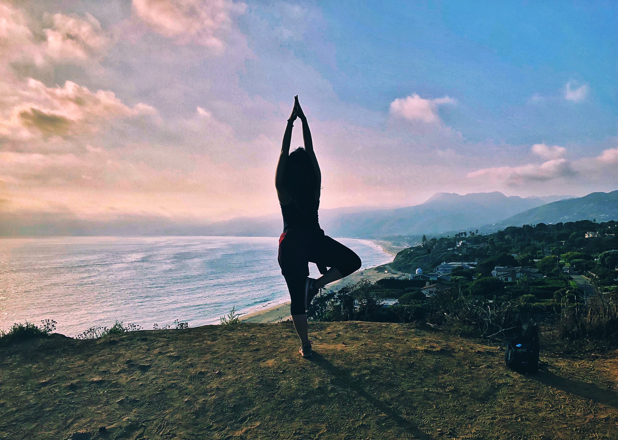 Vrikshasana or tree pose of Yoga(Twitter/AngieStarPhoto) Vrikshasana or tree pose of Yoga(Twitter/AngieStarPhoto)