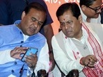 In Assam, however, the BJP leadership in Delhi is yet to decide between Sonowal and Sarma for the top post. In picture - Himanta Biswa Sarma and Sarbananda Sonowal.(ANI) In Assam, however, the BJP leadership in Delhi is yet to decide between Sonowal and Sarma for the top post. In picture - Himanta Biswa Sarma and Sarbananda Sonowal.(ANI)