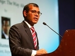 Former Maldives president Mohamed Nasheed.(AP) Former Maldives president Mohamed Nasheed.(AP)