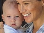 In this file photo Meghan, Duchess of Sussex holds her baby son Archie.