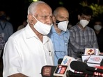 The decision comes on a day when Karnataka reported 592 Covid-related fatalities, of which 346 were in Bengaluru. In picture - Karnataka CM BS Yediyurappa.(PTI) The decision comes on a day when Karnataka reported 592 Covid-related fatalities, of which 346 were in Bengaluru. In picture - Karnataka CM BS Yediyurappa.(PTI)