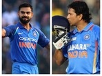 Virat Kohli and Sachin Tendulkar.