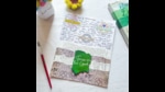 In Akansha Sahgal’s college memory project are admission letters, college ID, volunteer badges, tickets from field trips, a food coupon from the canteen. In Akansha Sahgal’s college memory project are admission letters, college ID, volunteer badges, tickets from field trips, a food coupon from the canteen.