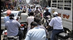 A rush of people in a Bathinda market on Friday. Covid norms were violated as people came out in drives after some relaxations in curbs were announced by administration on Thursday. (Sanjeev Kumar/HT) A rush of people in a Bathinda market on Friday. Covid norms were violated as people came out in drives after some relaxations in curbs were announced by administration on Thursday. (Sanjeev Kumar/HT)