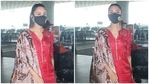 Erica Fernandes was spotted at Mumbai airport on her birthday. Erica Fernandes was spotted at Mumbai airport on her birthday.