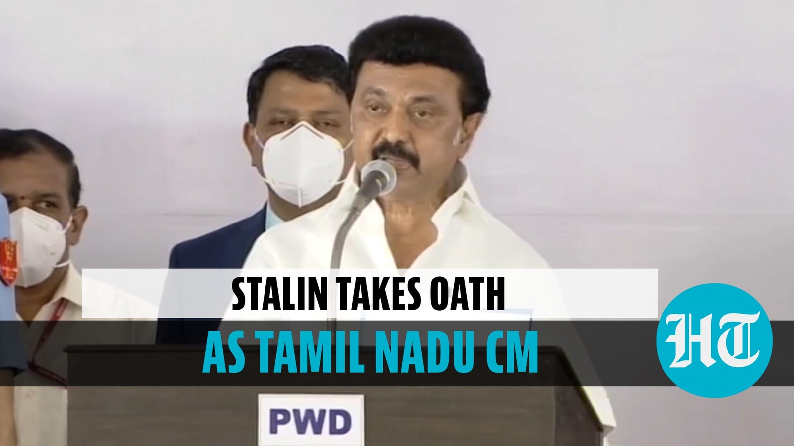 Watch: DMK president MK Stalin sworn in as Tamil Nadu Chief Minister ...