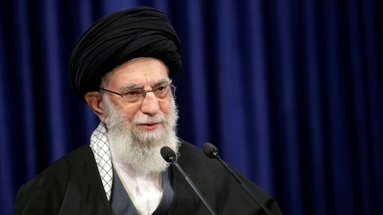 Iranian Supreme Leader Ayatollah Ali Khamenei delivers a televised speech in Tehran, Iran.(Reuters)