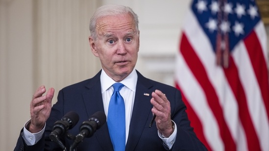 US President Joe Biden had recently said that he intended to give AstraZeneca vaccines to other countries. (Bloomberg) US President Joe Biden had recently said that he intended to give AstraZeneca vaccines to other countries. (Bloomberg)