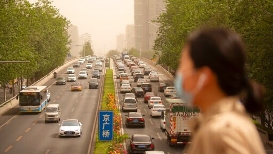 The massive scale of China’s emissions highlights the importance of President Xi Jinping’s drive to peak carbon emissions before 2030. (AP) The massive scale of China’s emissions highlights the importance of President Xi Jinping’s drive to peak carbon emissions before 2030. (AP)