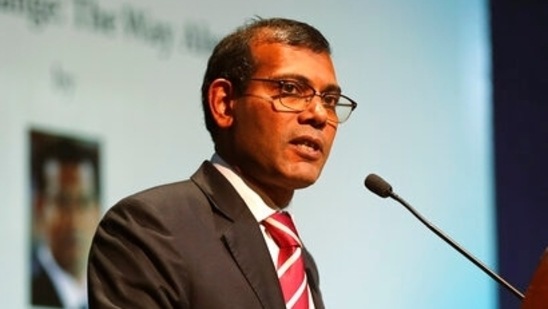 Nasheed, 53, the Maldives' first democratically elected president and still an important figure in the island nation's murky politics, was rushed to hospital after an explosion late Thursday. (AP) Nasheed, 53, the Maldives' first democratically elected president and still an important figure in the island nation's murky politics, was rushed to hospital after an explosion late Thursday. (AP)