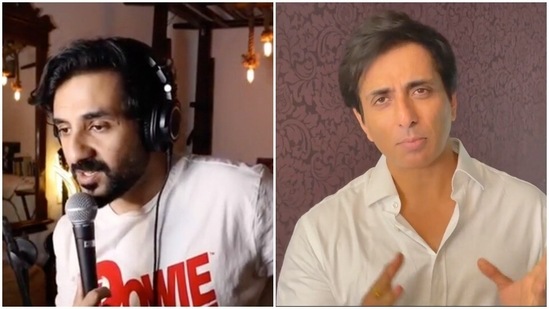 Vir Das appears to be endorsing Sonu Sood as the next Prime Minister of the country. Vir Das appears to be endorsing Sonu Sood as the next Prime Minister of the country.
