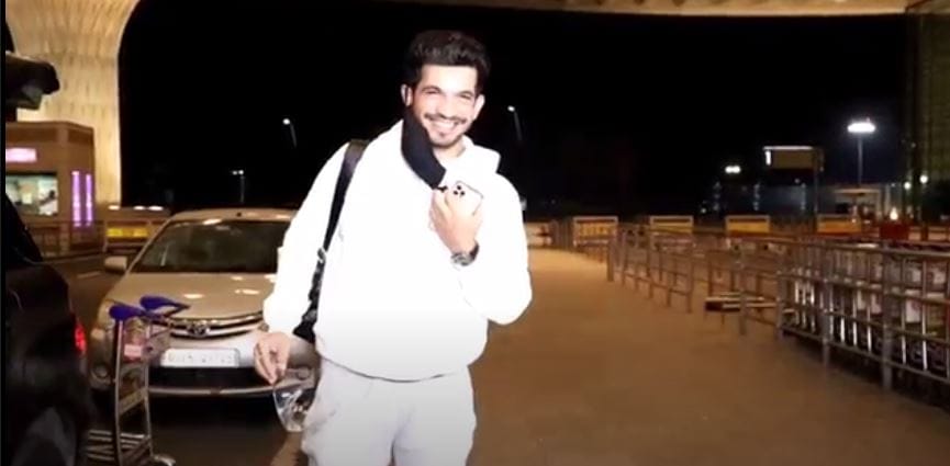 Arjun Bijlani was also seen at the airport. (Varinder Chawla)