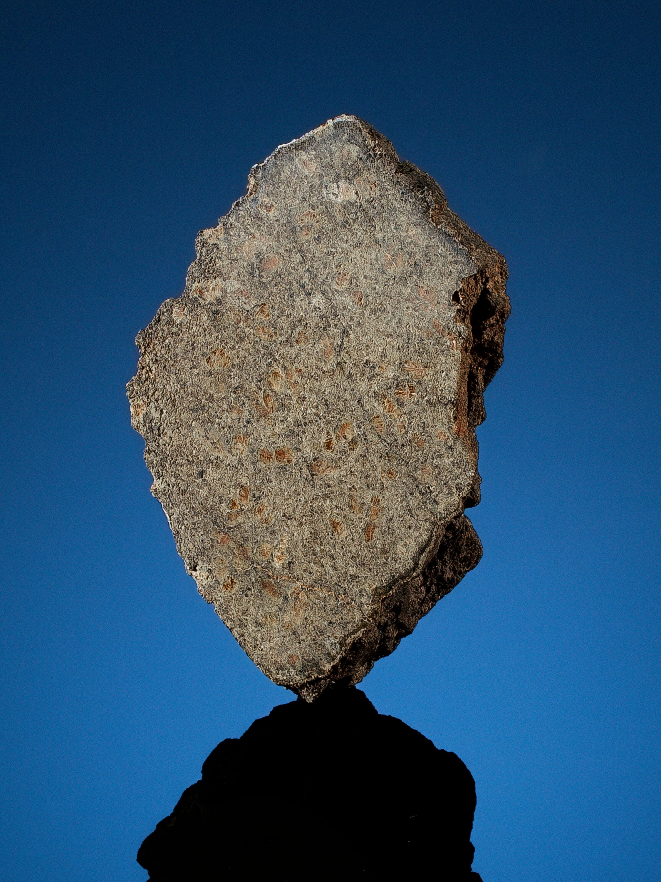 This rock is one of only 45-odd meteorites from Mars that have been found on Earth. In February 2021, auction house Christies put some of them up for sale. (Christies) This rock is one of only 45-odd meteorites from Mars that have been found on Earth. In February 2021, auction house Christies put some of them up for sale. (Christies)