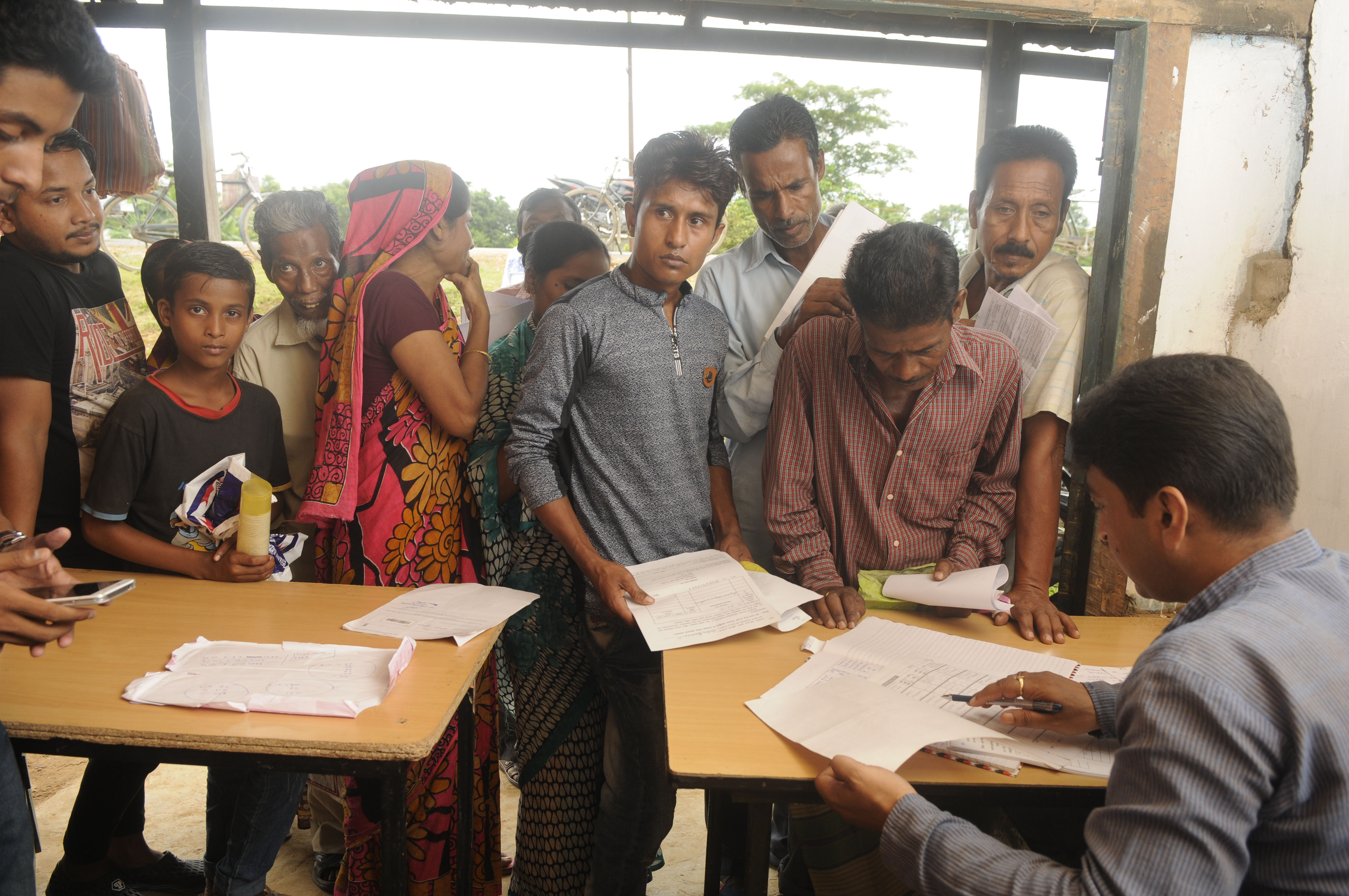An NRC Seva Kendra (NSK) in Rongpur near Silchar in Assam in this picture from 2018. (Samir Jana/HT PHOTO) An NRC Seva Kendra (NSK) in Rongpur near Silchar in Assam in this picture from 2018. (Samir Jana/HT PHOTO)