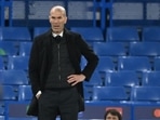 Real Madrid coach Zinedine Zidane.
